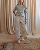 French Terry Pant - Beige