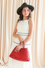 Braided Straw Hat - Black