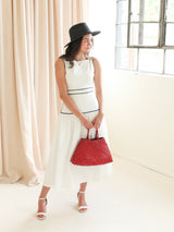 Braided Straw Hat - Black