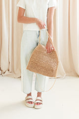 Brooke Brown Woven Bag