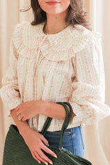 Natalie Peter Pan Collar Blouse