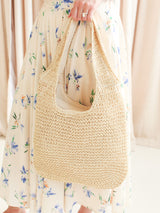 Margot Woven Tote - Tan