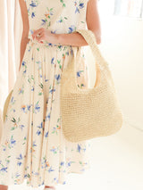 Margot Woven Tote - Tan