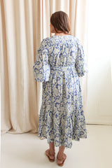 Ulla Johnson Seraphina Long Sleeve Dress - Ciel