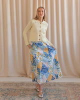 Tia Collared Cardigan- Butter Yellow