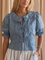 Delaney Bow Blouse