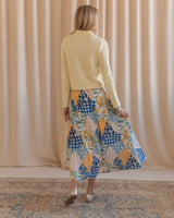 Patchwork Midi Skirt