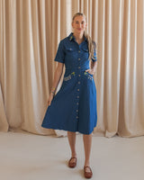 Vivienne Embroidered Shirtdress