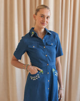 Vivienne Embroidered Shirtdress