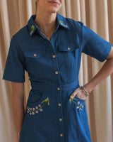 Vivienne Embroidered Shirtdress