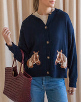 Knit Horse Cardigan
