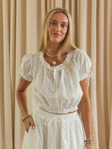 Edith Eyelet Blouse