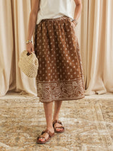 Bandana Midi Skirt