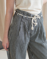 Liza Denim Striped Pants