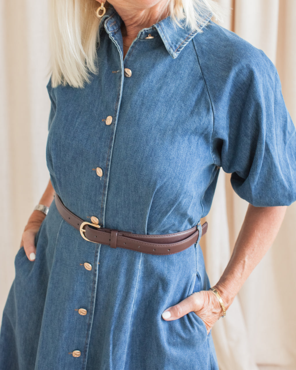 Lena Denim Belted Dress – Koo De Ker Lena Denim Belted Dress – Koo De Ker