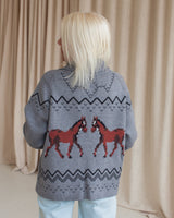 Equestrian Shawl Cardigan