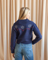 Maddie Western Cardigan - Navy