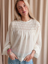Sophia Smocked Blouse