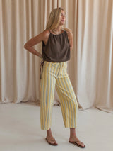 Yellow Stripe Pant