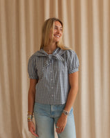 Delilah Plaid Blouse