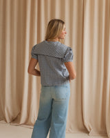 Delilah Plaid Blouse