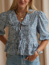 Ruth Ruffle Blouse