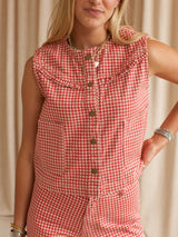 Gretchen Gingham Vest