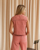 Gretchen Gingham Vest