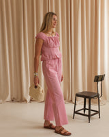 Cherry Gingham Pant