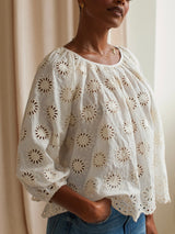 Sunburst Lace Blouse