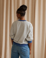 Boston Stripe Sweatshirt - Blue