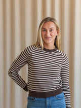 Freddy Stripe Knit - Mocha