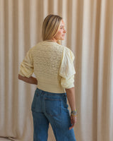 Maggie Knit Cardigan - Lemon