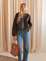 Esther Wool Jacket- Cocoa