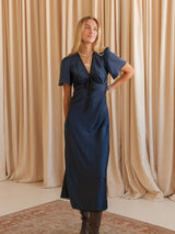 Eve Slip Dress - Navy