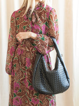 Layla Woven Bag - Black