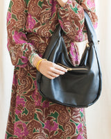 Layla Woven Bag - Black