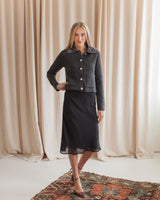 Mara Slip Skirt - Black