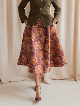 Norah Floral Midi Skirt