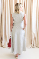 Valerie Striped Midi Dress