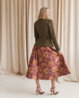Norah Floral Midi Skirt
