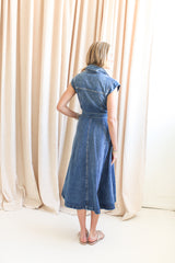 Frances Denim Midi Dress
