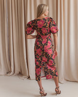 Isabella Floral Midi Dress