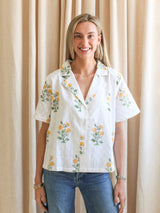 Lana Yellow Flower Blouse