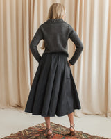 Madison Midi Skirt - Black