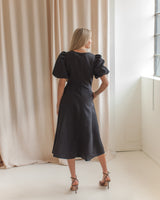 Margaret Bow Midi Dress