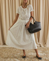 Edith Eyelet Skirt