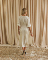 Alexa Pleated Midi Dress