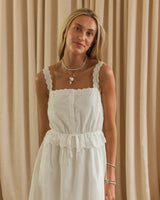 Jacey Eyelet Tank Dress