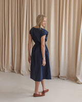 Elena Pleated Midi Dress